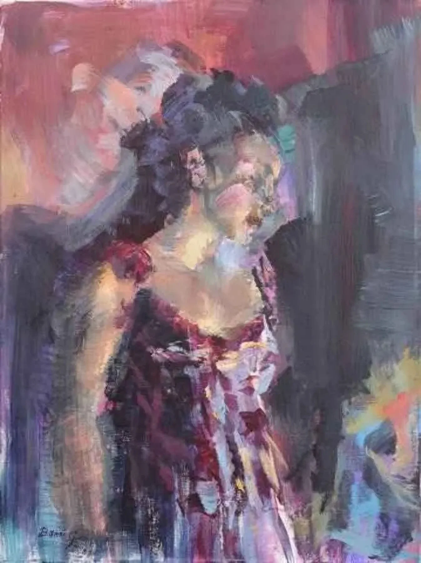 "isimsiz" eseri BAHRİ GENÇ tarafından 2009 yılında 80x60 cm ölçülerinde Tuval üzeri akrilik boya tekniği ile yapılmıştır.