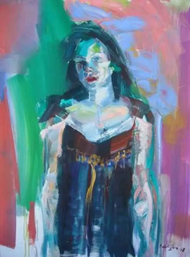 BAHRİ GENÇ — “isimsiz”, 2008 "isimsiz" eseri BAHRİ GENÇ tarafından 2008 yılında 80x60 cm ölçülerinde Tuval üzeri yağlı boya tekniği ile yapılmıştır.