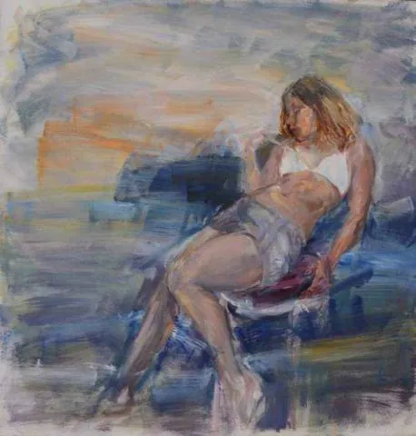 "isimsiz" eseri BAHRİ GENÇ tarafından 2007 yılında 135x130 cm ölçülerinde Tuval üzeri akrilik boya tekniği ile yapılmıştır.