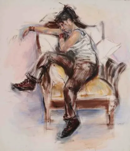 BAHRİ GENÇ — “isimsiz”, 2006 "isimsiz" eseri BAHRİ GENÇ tarafından 2006 yılında 160x140 cm ölçülerinde Tuval üzeri akrilik boya tekniği ile yapılmıştır.