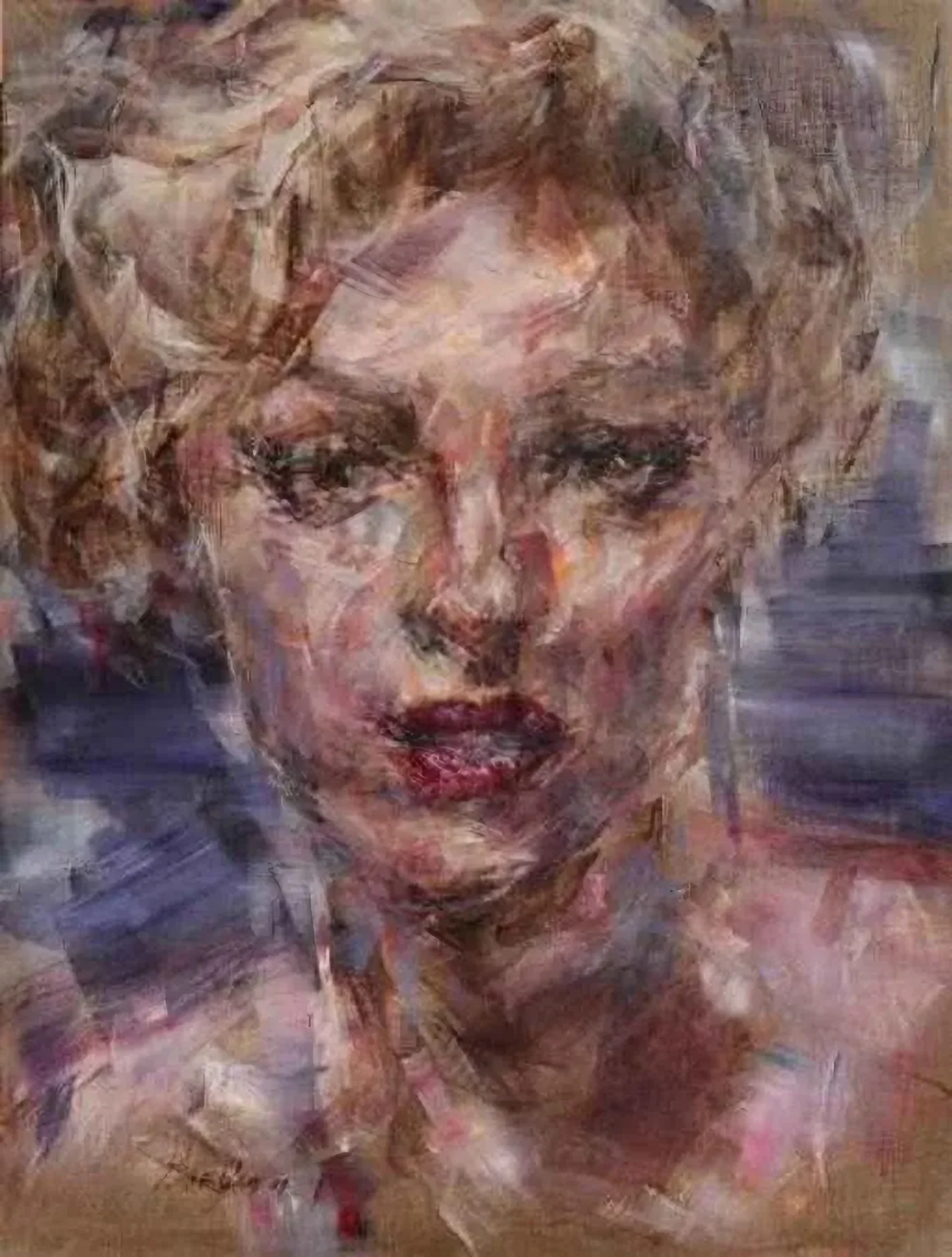 "isimsiz" eseri BAHRİ GENÇ tarafından 2009 yılında 171x129 cm ölçülerinde Tuval üzeri akrilik boya tekniği ile yapılmıştır.