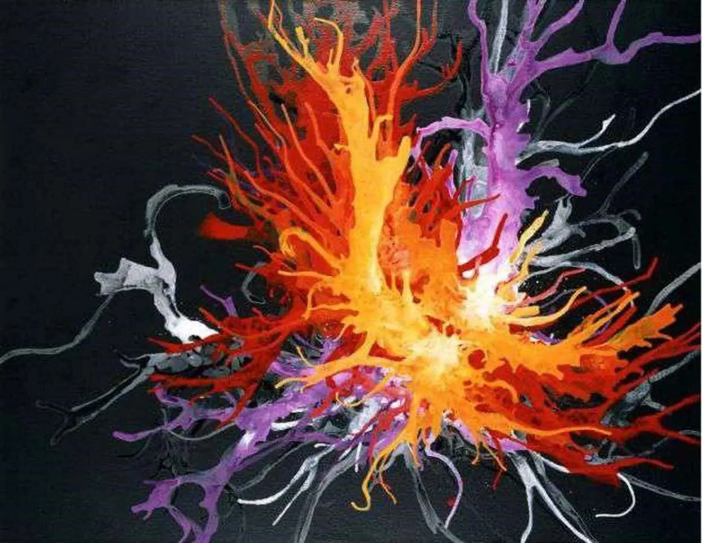 "Atlantis" eseri ÇAĞATAY ODABAŞ tarafından 2008 yılında 100x130 cm ölçülerinde Tuval üzeri akrilik boya tekniği ile yapılmıştır.