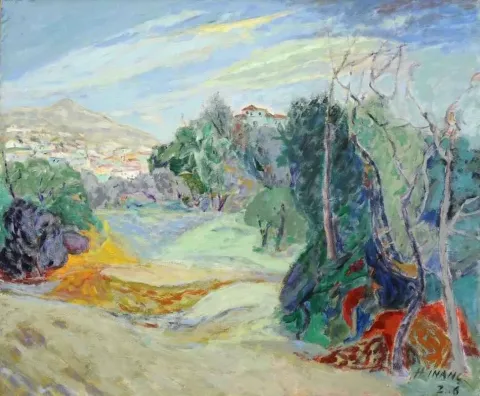 "isimsiz" eseri HAMZA İNANÇ tarafından 2006 yılında 75x90 cm ölçülerinde Tuval üzeri yağlı boya tekniği ile yapılmıştır.