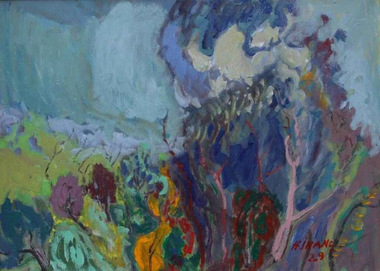 "isimsiz" eseri HAMZA İNANÇ tarafından 2009 yılında 53x73 cm ölçülerinde Tuval üzeri yağlı boya tekniği ile yapılmıştır.