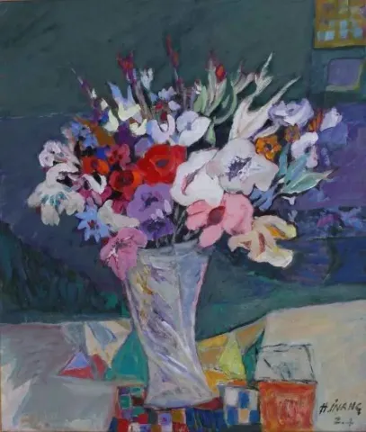 "isimsiz" eseri HAMZA İNANÇ tarafından 2004 yılında 70x60 cm ölçülerinde Tuval üzeri yağlı boya tekniği ile yapılmıştır.