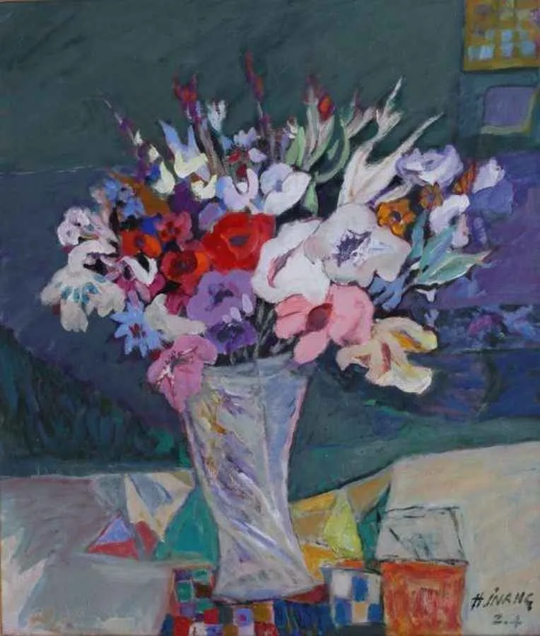"isimsiz" eseri HAMZA İNANÇ tarafından 2004 yılında 70x60 cm ölçülerinde Tuval üzeri yağlı boya tekniği ile yapılmıştır.