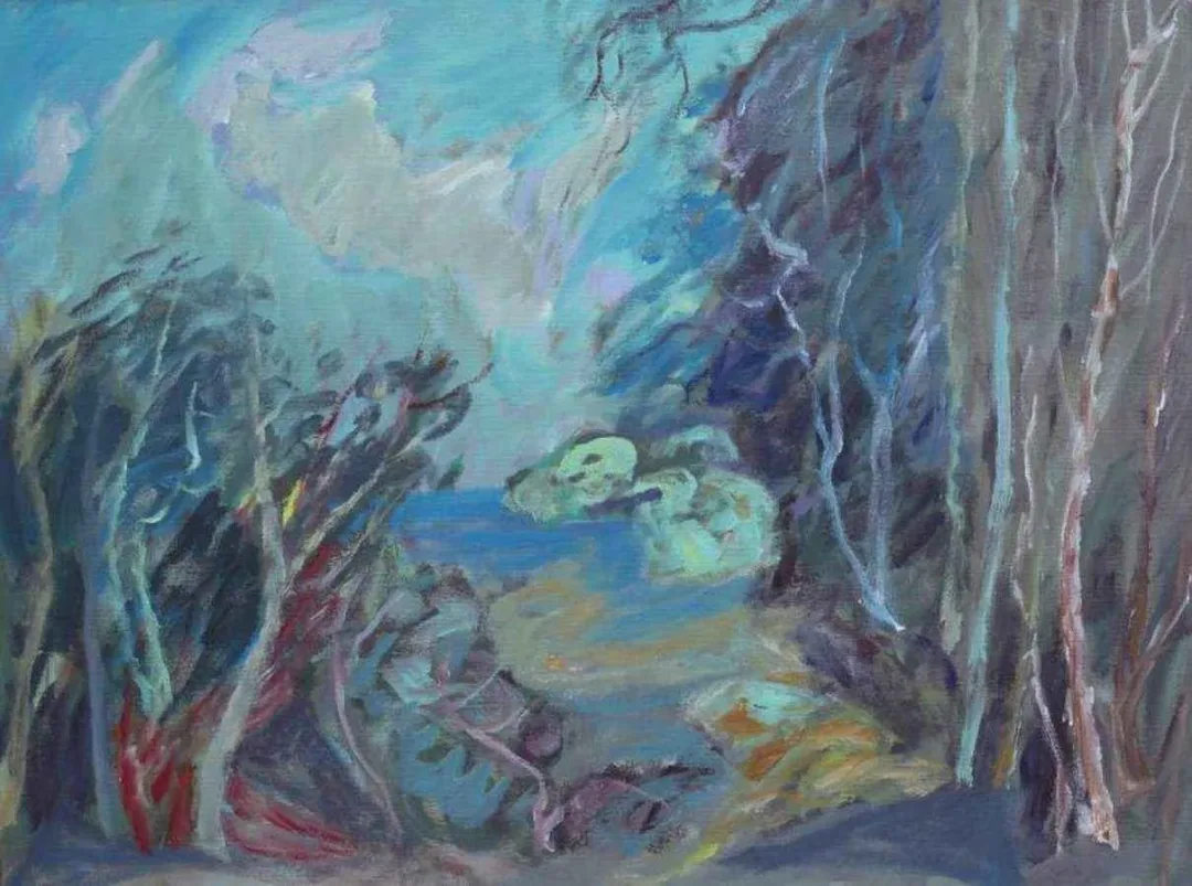 "isimsiz" eseri HAMZA İNANÇ tarafından 2009 yılında 50x65 cm ölçülerinde Tuval üzeri yağlı boya tekniği ile yapılmıştır.