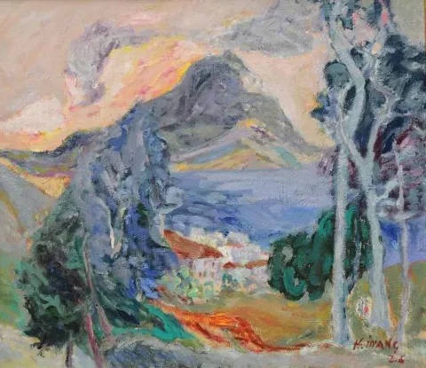 "isimsiz" eseri HAMZA İNANÇ tarafından 2006 yılında 80x70 cm ölçülerinde Tuval üzeri yağlı boya tekniği ile yapılmıştır.