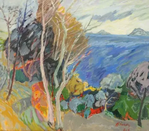 HAMZA İNANÇ — “isimsiz”, 2006 "isimsiz" eseri HAMZA İNANÇ tarafından 2006 yılında 68x78 cm ölçülerinde Tuval üzeri yağlı boya tekniği ile yapılmıştır.