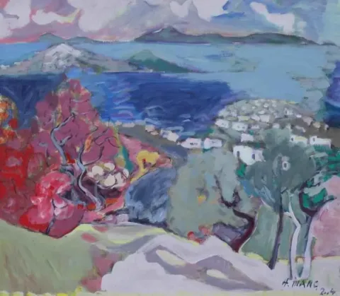 HAMZA İNANÇ — “isimsiz”, 2004 "isimsiz" eseri HAMZA İNANÇ tarafından 2004 yılında 70x79 cm ölçülerinde Tuval üzeri yağlı boya tekniği ile yapılmıştır.
