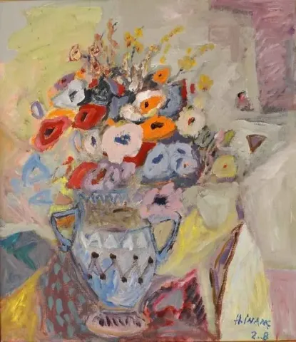 HAMZA İNANÇ — “isimsiz”, 2008 "isimsiz" eseri HAMZA İNANÇ tarafından 2008 yılında 80x70 cm ölçülerinde Tuval üzeri yağlı boya tekniği ile yapılmıştır.