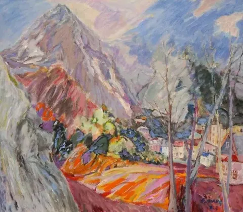 HAMZA İNANÇ — “isimsiz”, 2003 "isimsiz" eseri HAMZA İNANÇ tarafından 2003 yılında 69x79 cm ölçülerinde Tuval üzeri yağlı boya tekniği ile yapılmıştır.