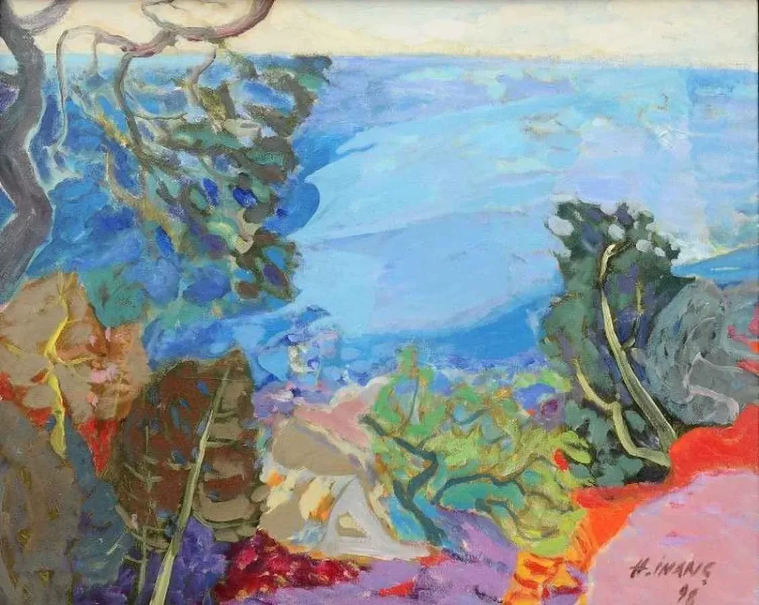 "isimsiz" eseri HAMZA İNANÇ tarafından 1998 yılında 55x69 cm ölçülerinde Tuval üzeri yağlı boya tekniği ile yapılmıştır.