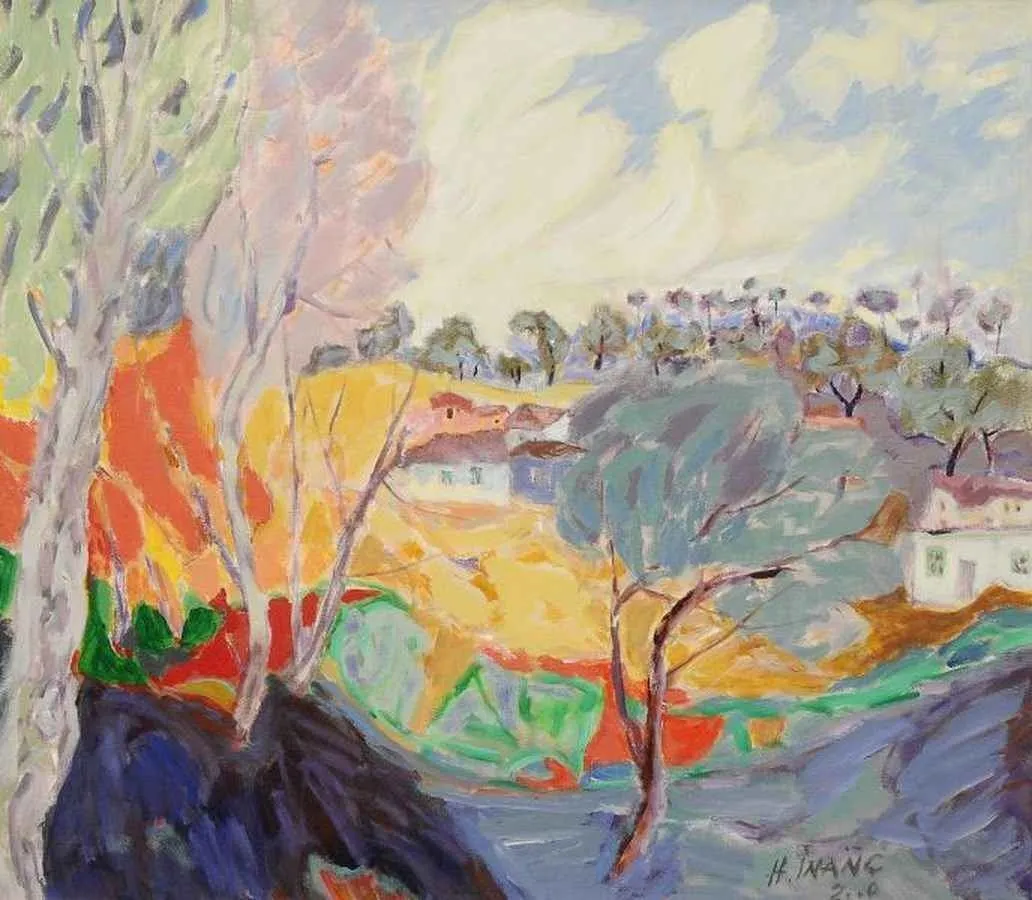 "isimsiz" eseri HAMZA İNANÇ tarafından 2000 yılında 70x80 cm ölçülerinde Tuval üzeri yağlı boya tekniği ile yapılmıştır.
