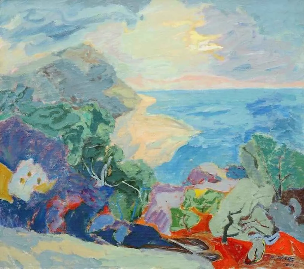 "isimsiz" eseri HAMZA İNANÇ tarafından 2001 yılında 70x80 cm ölçülerinde Tuval üzeri yağlı boya tekniği ile yapılmıştır.