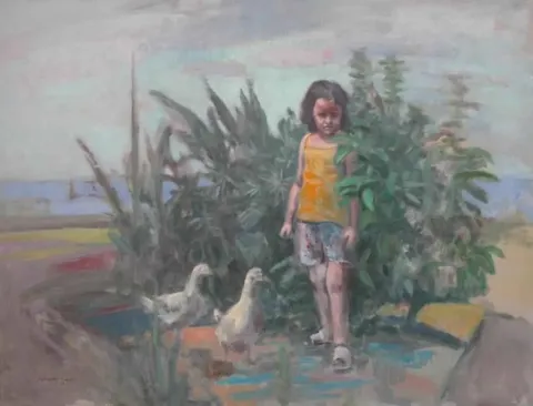 "isimsiz" eseri SELAHATTİN AYDIN tarafından 2009 yılında 65x85 cm ölçülerinde Tuval üzeri yağlı boya tekniği ile yapılmıştır.