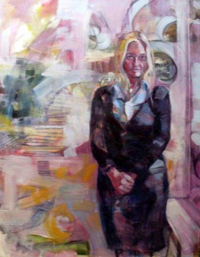"isimsiz" eseri SELAHATTİN AYDIN tarafından 2009 yılında 90x70 cm ölçülerinde Tuval üzeri yağlı boya tekniği ile yapılmıştır.