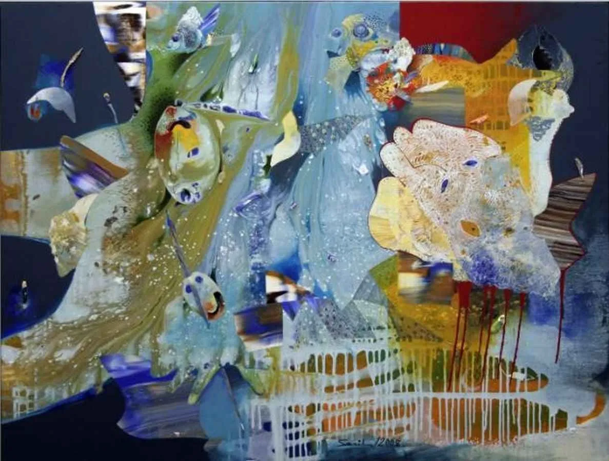 "Balıkadamın Rüyası" eseri SEMİH KAPLAN tarafından 2008 yılında 120x150 cm ölçülerinde Tuval üzeri akrilik boya tekniği ile yapılmıştır.