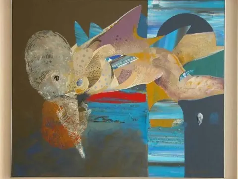 "isimsiz" eseri SEMİH KAPLAN tarafından 2008 yılında 35x25 cm ölçülerinde Tuval üzeri akrilik boya tekniği ile yapılmıştır.