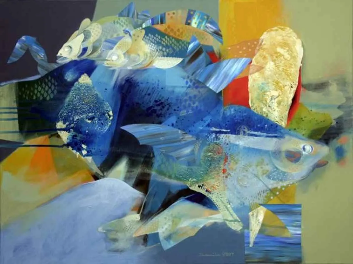 "Yengecin Rüyası" eseri SEMİH KAPLAN tarafından 2009 yılında 80x120 cm ölçülerinde Tuval üzeri akrilik boya tekniği ile yapılmıştır.