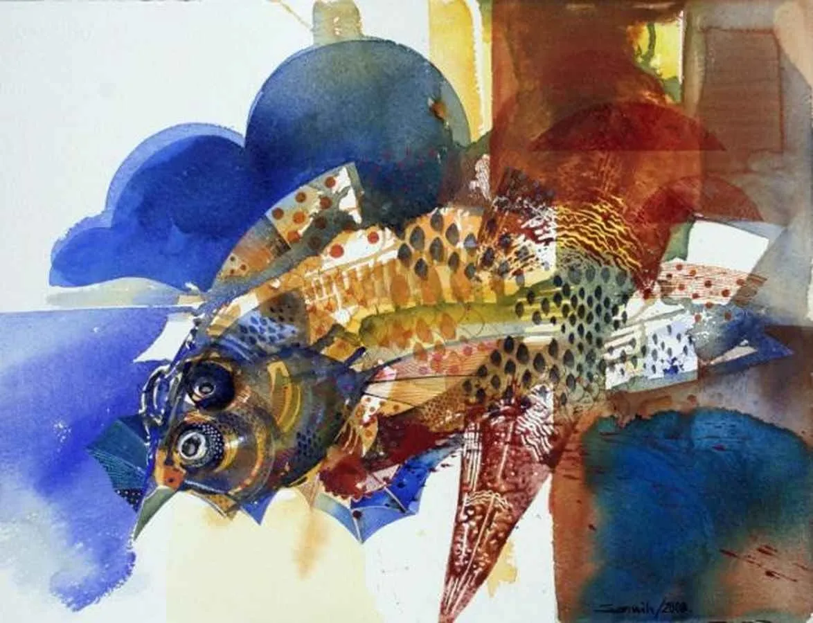 "Pinalı 6" eseri SEMİH KAPLAN tarafından 2008 yılında 56x76 cm ölçülerinde Kağıt üzeri sulu boya tekniği ile yapılmıştır.