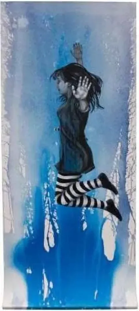 "isimsiz" eseri SEYDİ MURAT KOÇ tarafından 2008 yılında 175x75 cm ölçülerinde Tuval üzeri akrilik ve yağlı boya tekniği ile yapılmıştır.