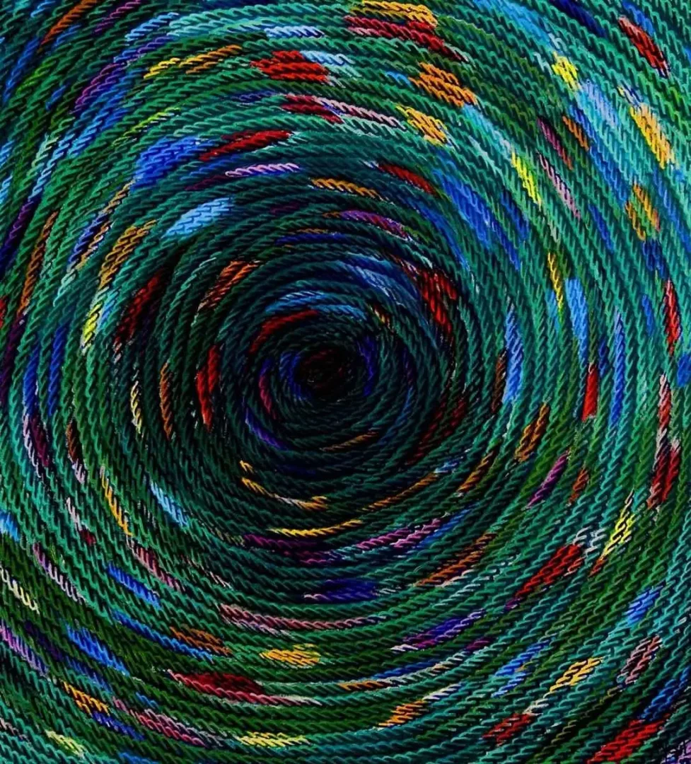 yakınlaştır "Görsel Dokunuşlar-I" eseri AHMET YEŞİL tarafından 2008 yılında 100x90 cm ölçülerinde Tuval üzeri yağlı boya tekniği ile yapılmıştır.