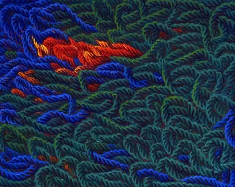 AHMET YEŞİL — “Görsel Dokunuşlar-XV”, 2007 "Görsel Dokunuşlar-XV" eseri AHMET YEŞİL tarafından 2007 yılında 40x50 cm ölçülerinde Tuval üzeri yağlı boya tekniği ile yapılmıştır.