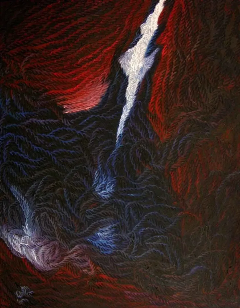 yakınlaştır "Görsel Dokunuşlar-XIX" eseri AHMET YEŞİL tarafından 2010 yılında 100x90 cm ölçülerinde Tuval üzeri yağlı boya tekniği ile yapılmıştır.