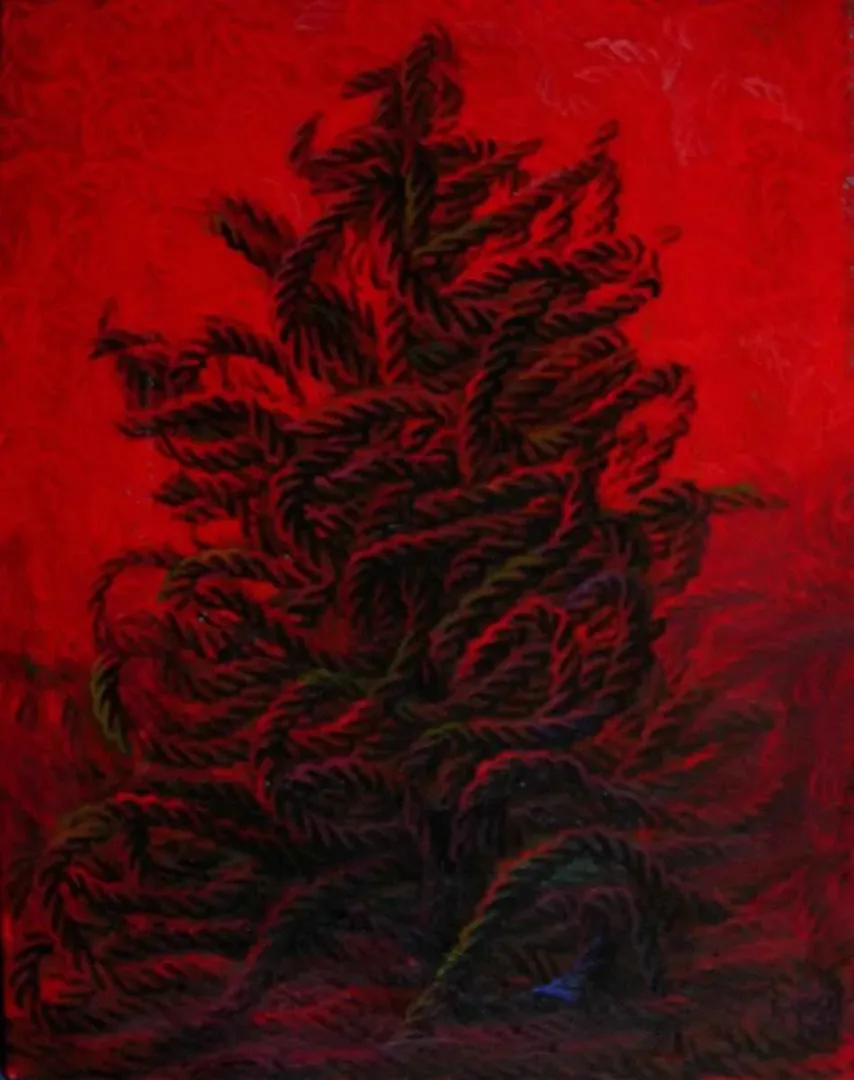 yakınlaştır "Görsel Dokunuşlar-V" eseri AHMET YEŞİL tarafından 2009 yılında 50x40 cm ölçülerinde Tuval üzeri yağlı boya tekniği ile yapılmıştır.