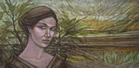 CELALETTİN TANDOĞDU — “Doğada”, 2010 "Doğada" eseri CELALETTİN TANDOĞDU tarafından 2010 yılında 40x80 cm ölçülerinde Tuval üzeri yağlı boya tekniği ile yapılmıştır.