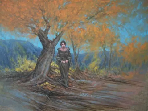 "Doğada" eseri CELALETTİN TANDOĞDU tarafından 2010 yılında 60x80 cm ölçülerinde Tuval üzeri yağlı boya tekniği ile yapılmıştır.