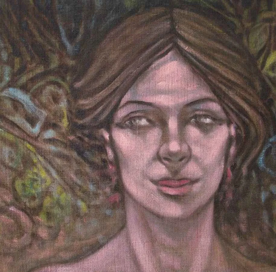 yakınlaştır "Portre" eseri CELALETTİN TANDOĞDU tarafından 2010 yılında 40x40 cm ölçülerinde Tuval üzeri yağlı boya tekniği ile yapılmıştır.
