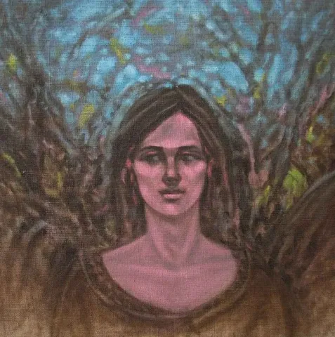 "Portre" eseri CELALETTİN TANDOĞDU tarafından 2010 yılında 31x31 cm ölçülerinde Tuval üzeri yağlı boya tekniği ile yapılmıştır.