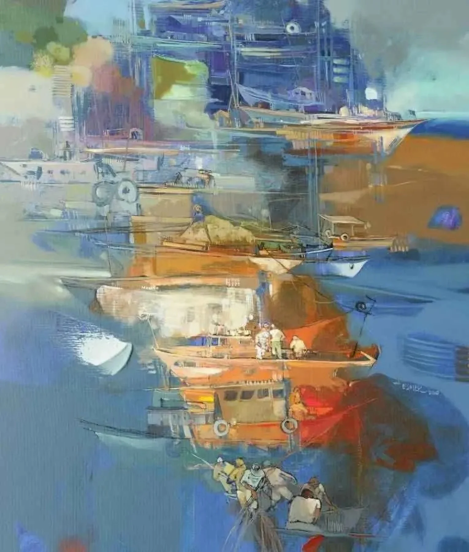 "Heyamola" eseri HAKAN ESMER tarafından 2010 yılında 116x89 cm ölçülerinde Tuval üzeri yağlı boya tekniği ile yapılmıştır.