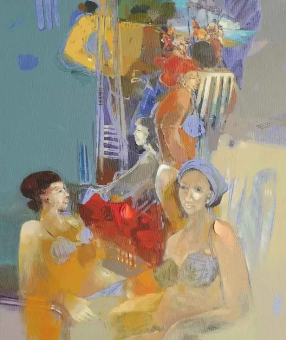yakınlaştır "Plaj" eseri HAKAN ESMER tarafından 2010 yılında 116x89 cm ölçülerinde Tuval üzeri yağlı boya tekniği ile yapılmıştır.