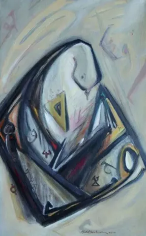 "isimsiz" eseri HALİL COŞKUN tarafından 2010 yılında 81x51 cm ölçülerinde Tuval üzeri yağlı boya tekniği ile yapılmıştır.