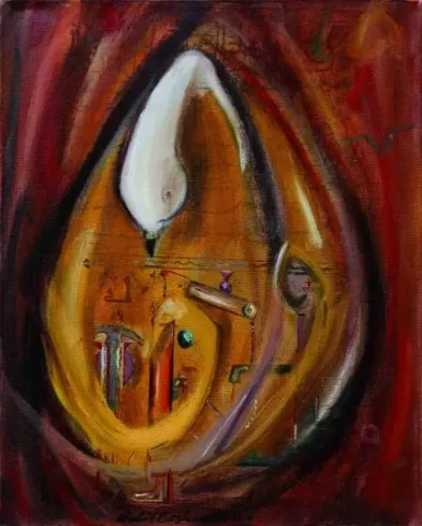 "isimsiz" eseri HALİL COŞKUN tarafından 2010 yılında 50x40 cm ölçülerinde Tuval üzeri yağlı boya tekniği ile yapılmıştır.
