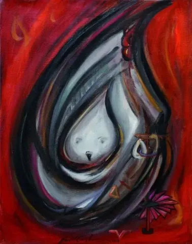 "isimsiz" eseri HALİL COŞKUN tarafından 2010 yılında 50x40 cm ölçülerinde Tuval üzeri yağlı boya tekniği ile yapılmıştır.
