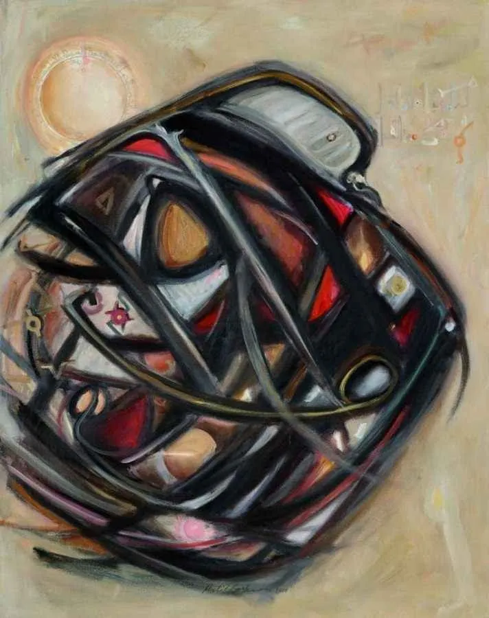 "isimsiz" eseri HALİL COŞKUN tarafından 2010 yılında 107x85 cm ölçülerinde Tuval üzeri yağlı boya tekniği ile yapılmıştır.