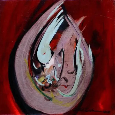 "isimsiz" eseri HALİL COŞKUN tarafından 2010 yılında 30x30 cm ölçülerinde Tuval üzeri yağlı boya tekniği ile yapılmıştır.