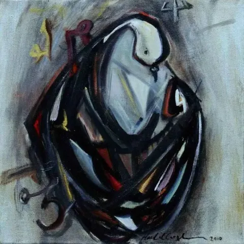 "isimsiz" eseri HALİL COŞKUN tarafından 2010 yılında 30x30 cm ölçülerinde Tuval üzeri yağlı boya tekniği ile yapılmıştır.