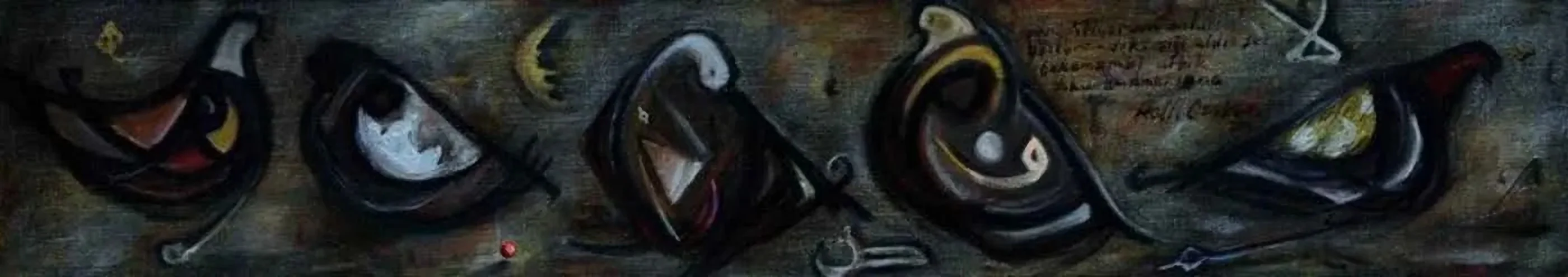 "isimsiz" eseri HALİL COŞKUN tarafından 2010 yılında 22x120 cm ölçülerinde Tuval üzeri yağlı boya tekniği ile yapılmıştır.