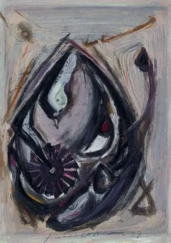 HALİL COŞKUN — “isimsiz”, 2010 "isimsiz" eseri HALİL COŞKUN tarafından 2010 yılında 40x28 cm ölçülerinde Tuval üzeri yağlı boya tekniği ile yapılmıştır.
