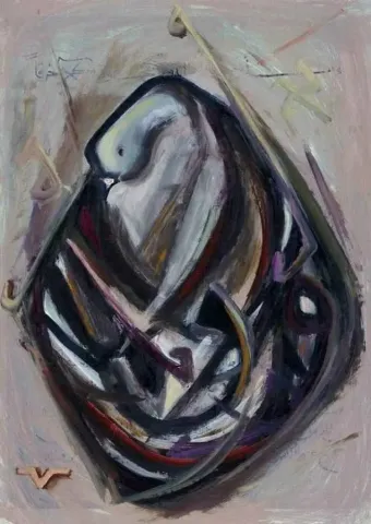 HALİL COŞKUN — “isimsiz”, 2010 "isimsiz" eseri HALİL COŞKUN tarafından 2010 yılında 40x28 cm ölçülerinde Tuval üzeri yağlı boya tekniği ile yapılmıştır.