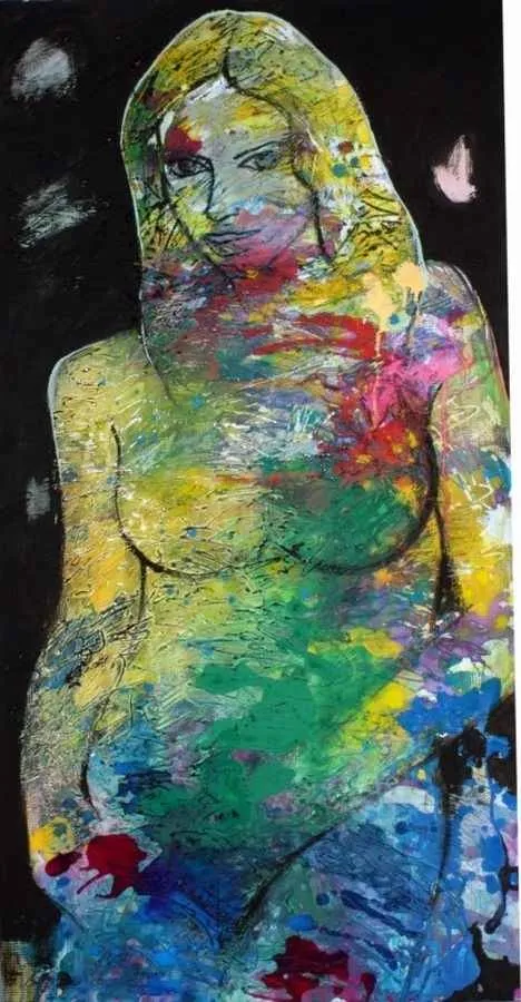 "isimsiz" eseri MEHMET DEDE tarafından 2010 yılında 100x50 cm ölçülerinde Tuval üzeri karışık teknik tekniği ile yapılmıştır.