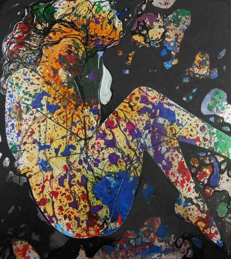 "isimsiz" eseri MEHMET DEDE tarafından 2007 yılında 100x70 cm ölçülerinde Tuval üzeri akrilik boya tekniği ile yapılmıştır.