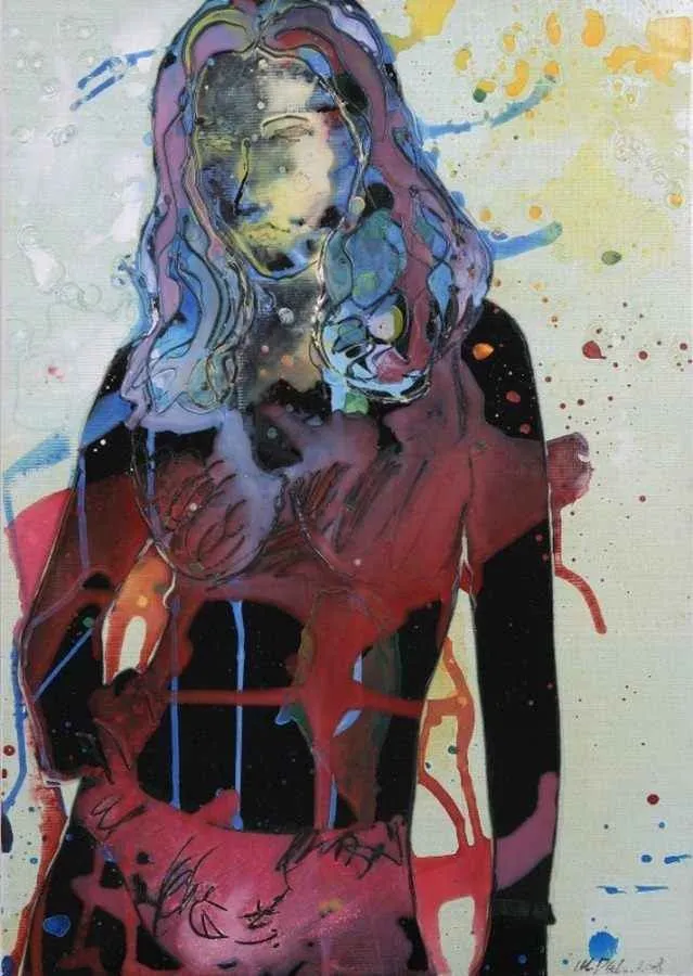 MEHMET DEDE — “isimsiz”, 2008 "isimsiz" eseri MEHMET DEDE tarafından 2008 yılında 81x45 cm ölçülerinde Tuval üzeri karışık teknik tekniği ile yapılmıştır.