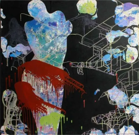 MEHMET DEDE — “isimsiz”, 2008 "isimsiz" eseri MEHMET DEDE tarafından 2008 yılında 100x90 cm ölçülerinde Tuval üzeri akrilik boya tekniği ile yapılmıştır.
