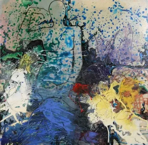 MEHMET DEDE — “isimsiz”, 2009 "isimsiz" eseri MEHMET DEDE tarafından 2009 yılında 80x80 cm ölçülerinde Tuval üzeri karışık teknik tekniği ile yapılmıştır.